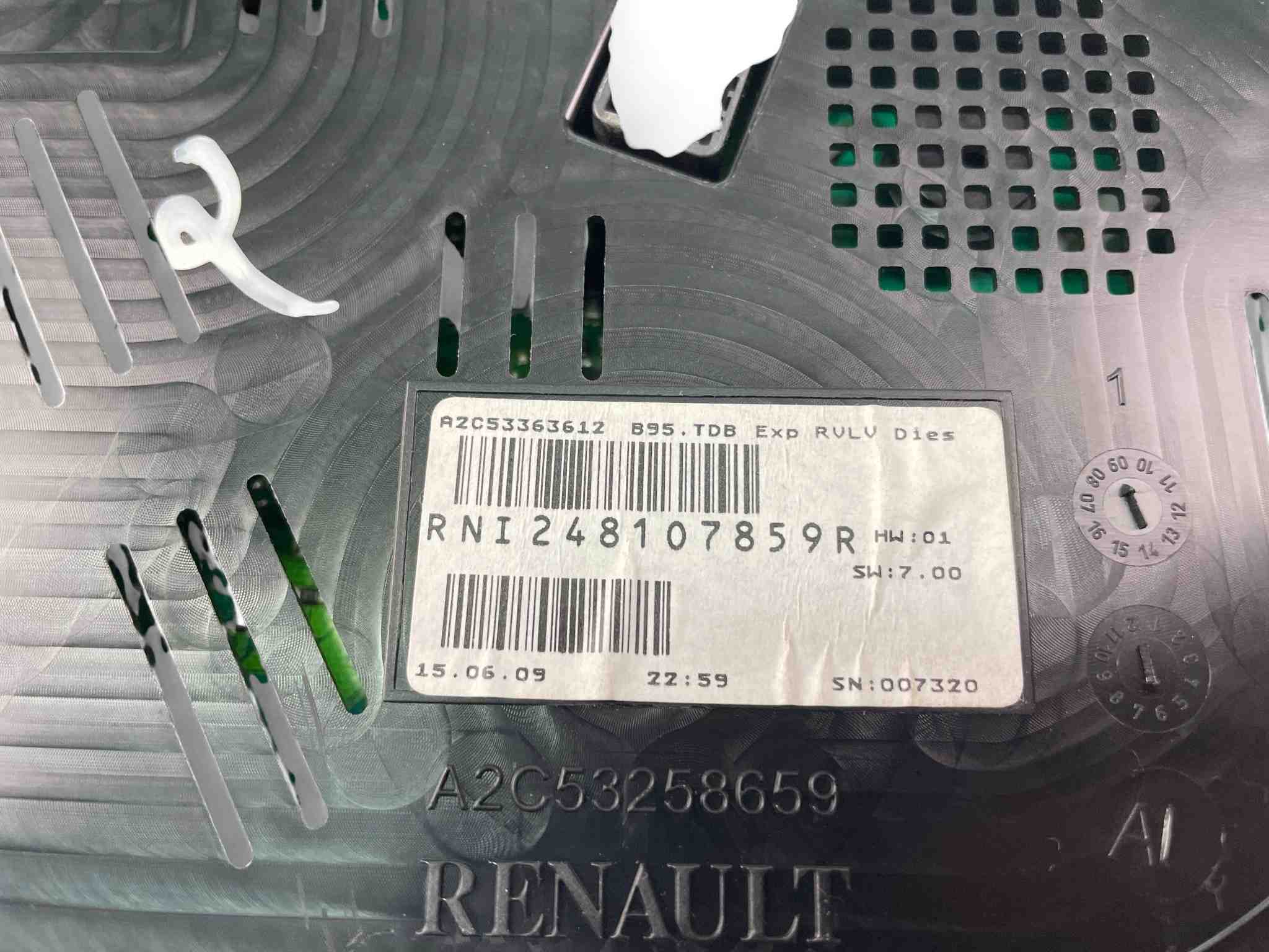 RENAULT Megane 3 generation (2008-2020) Спидометр RNI248107859R 32407387