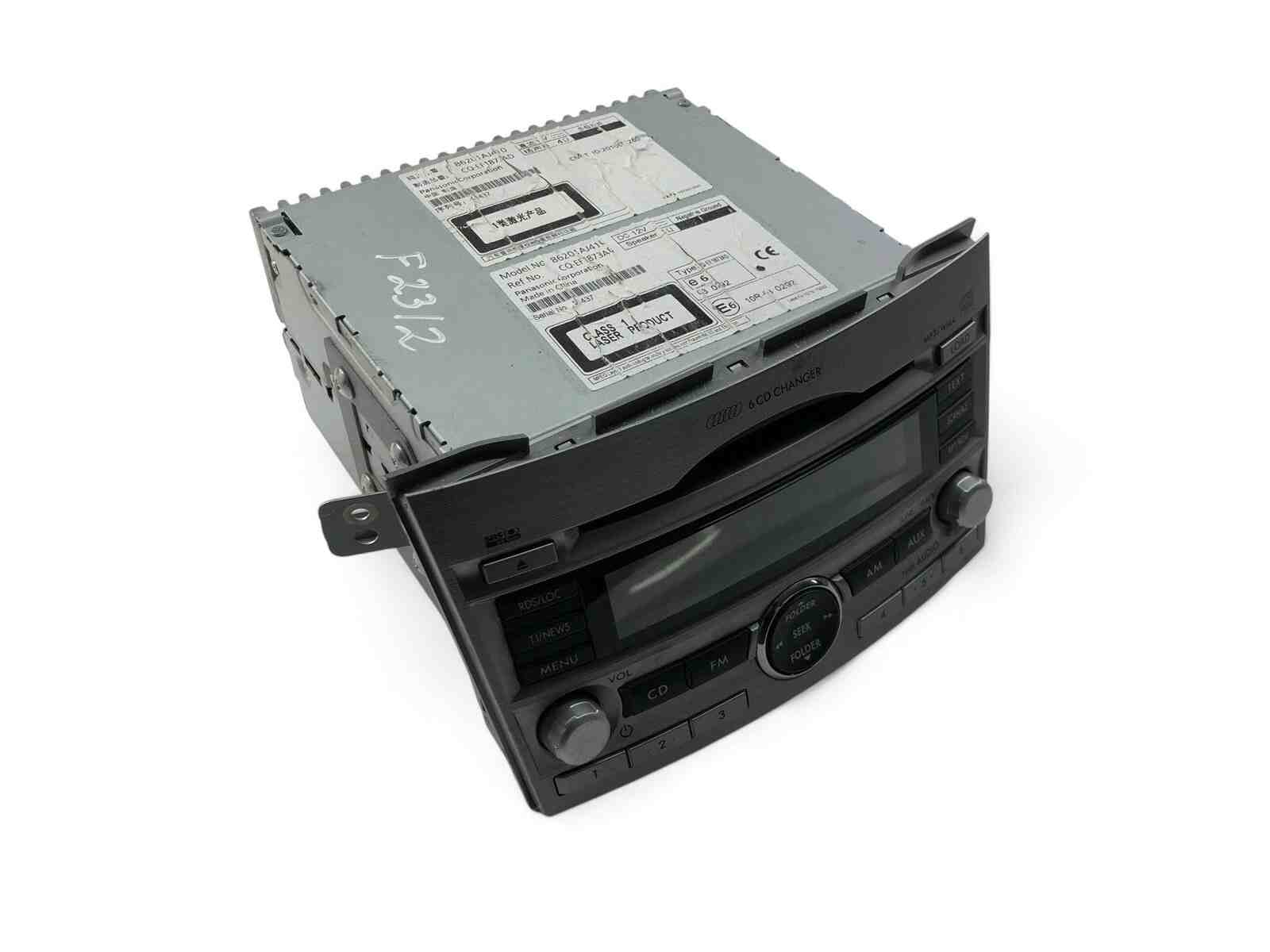 SUBARU Outback 4 generation (2009-2014) Music Player Without GPS 86201AJ410 32415633