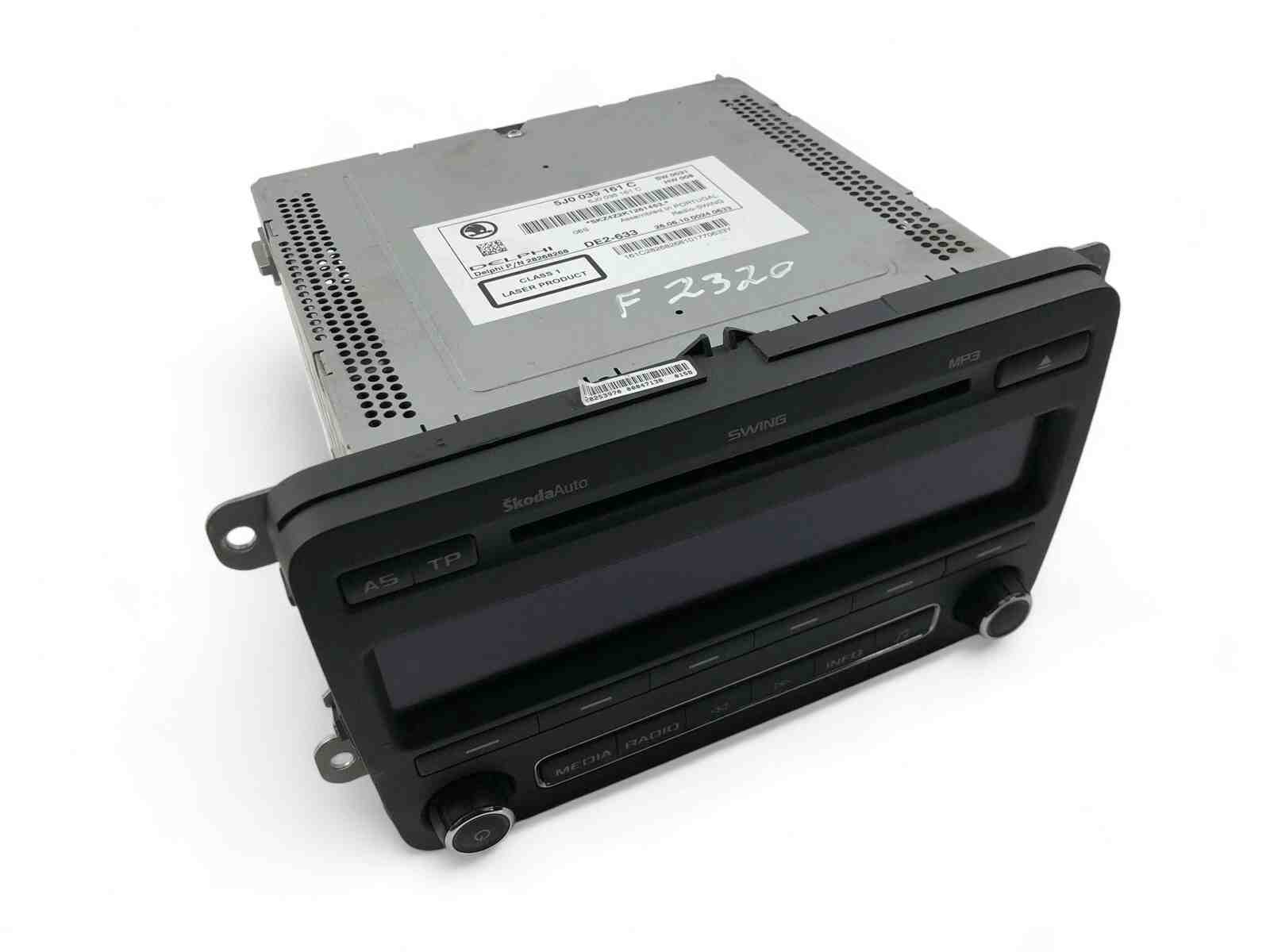 SKODA Fabia 2 generation  (2010-2014) Music Player Without GPS 5J0035161C 32415664
