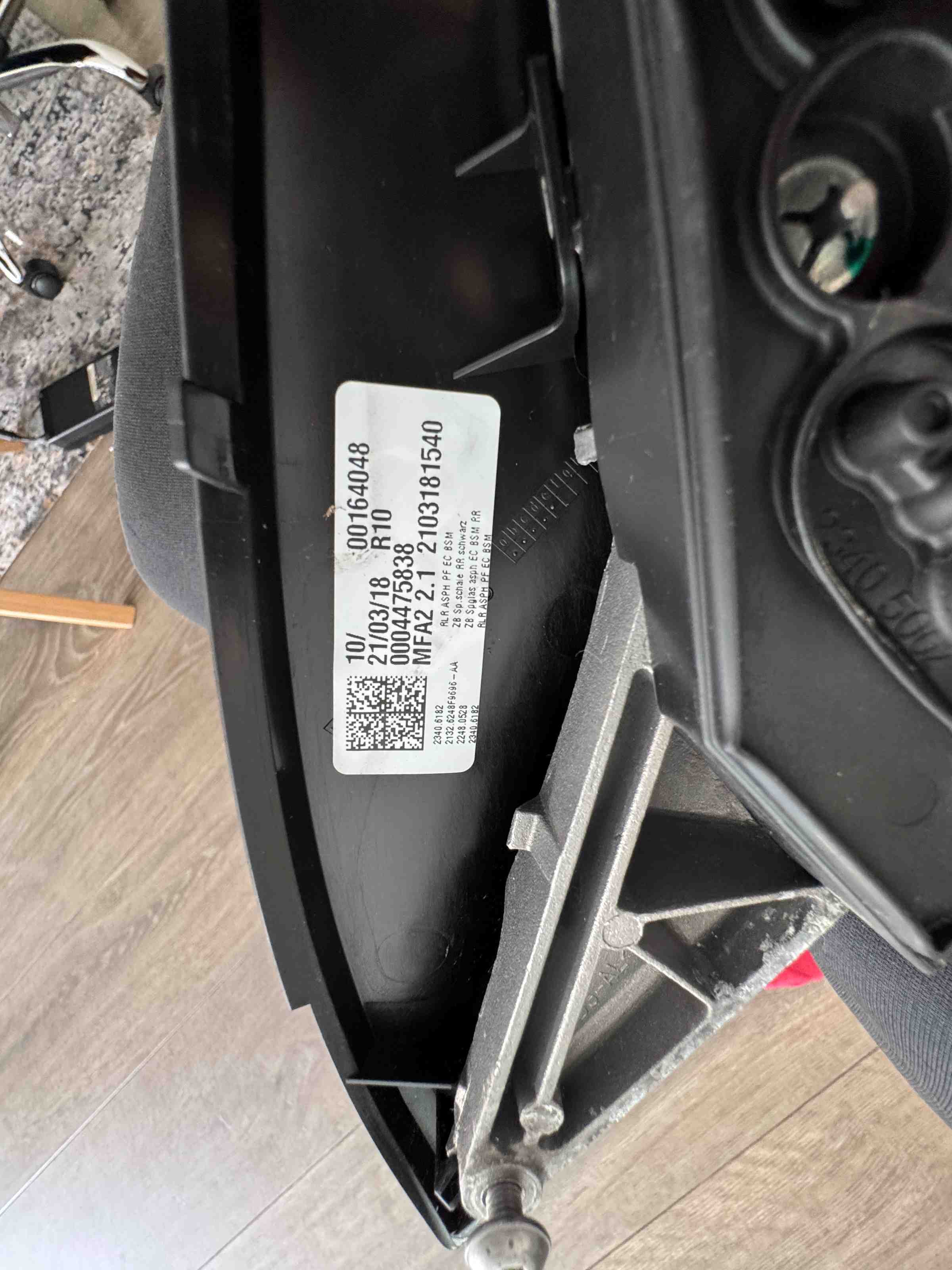 MERCEDES-BENZ EQA 1 generation (2021-2023) Right Side Wing Mirror A2478109207,E1041527 32401481
