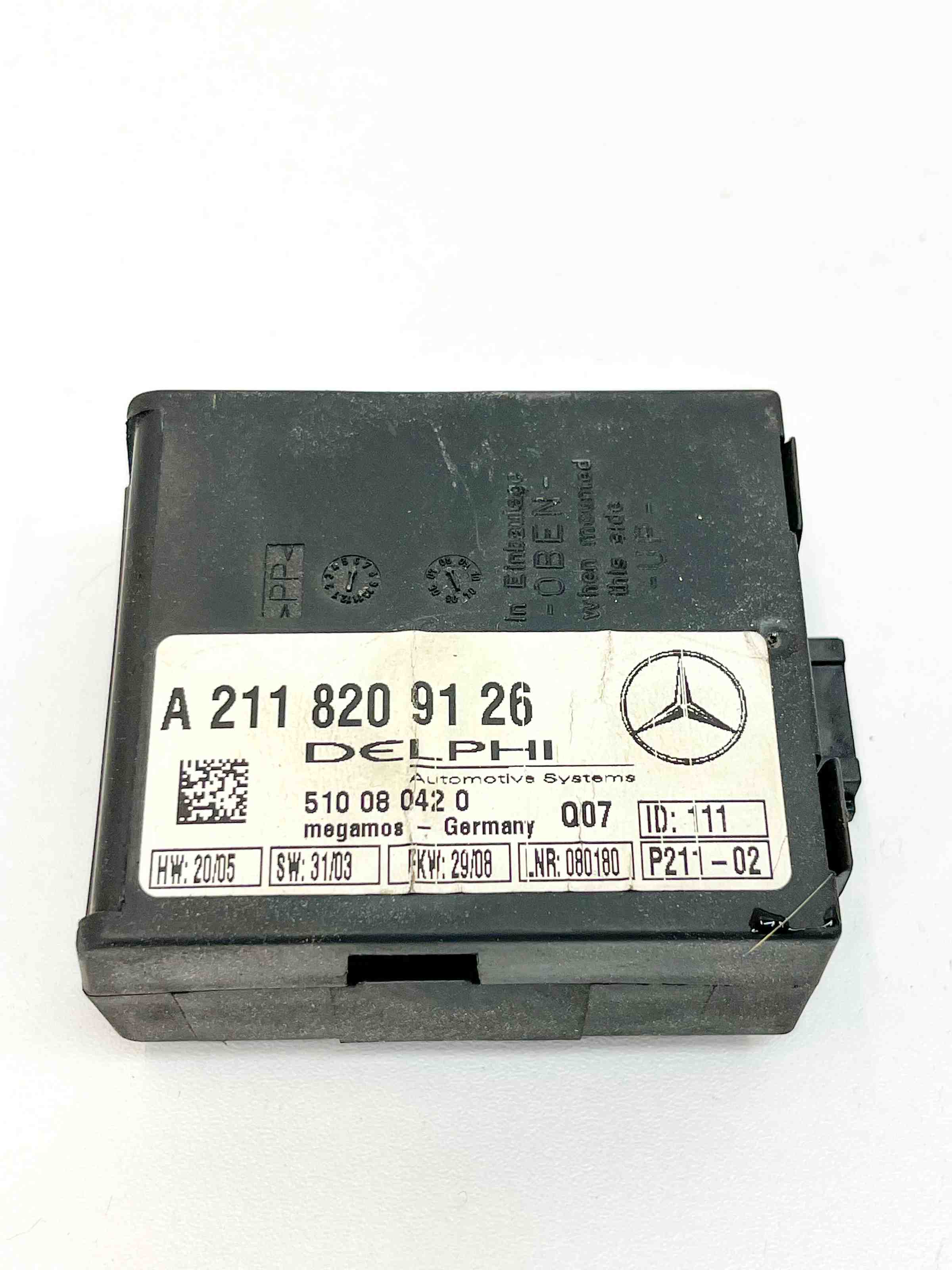 MERCEDES-BENZ SL-Class R230 (2001-2011) Alarm Signal Control Unit A2118209126,2118209126 32398988