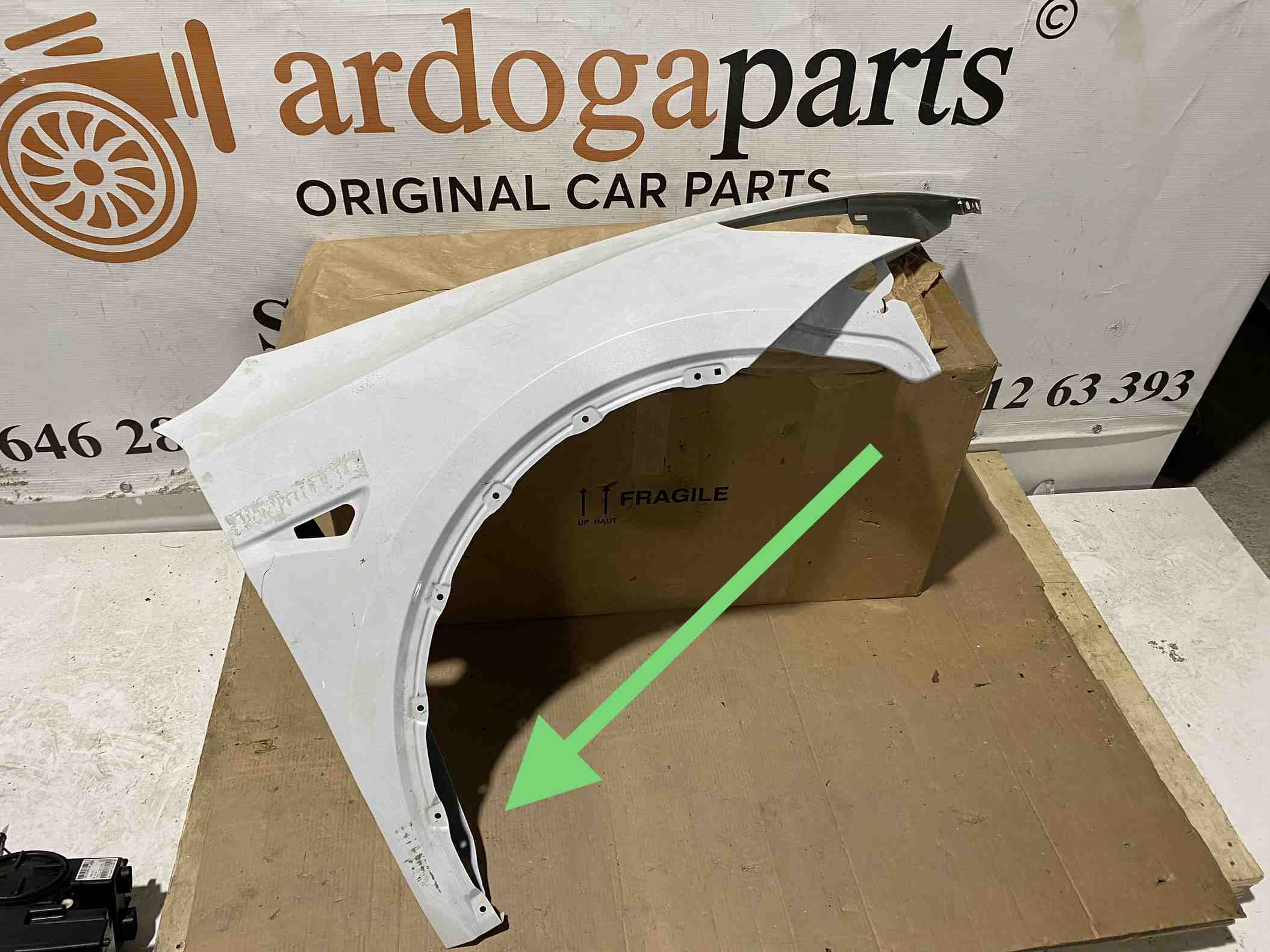 TESLA Model Y 1 generation (2020-2024) Front Right Fender 149347200C 32394487