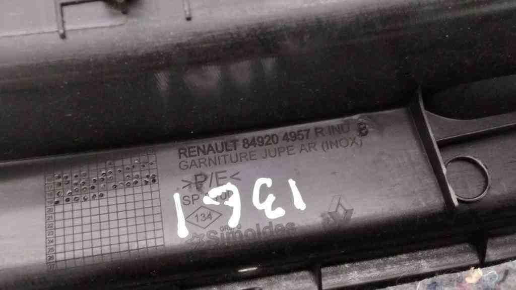RENAULT Megane 3 generation (2008-2020) Trunk Lock Trim 849204957R 32429326