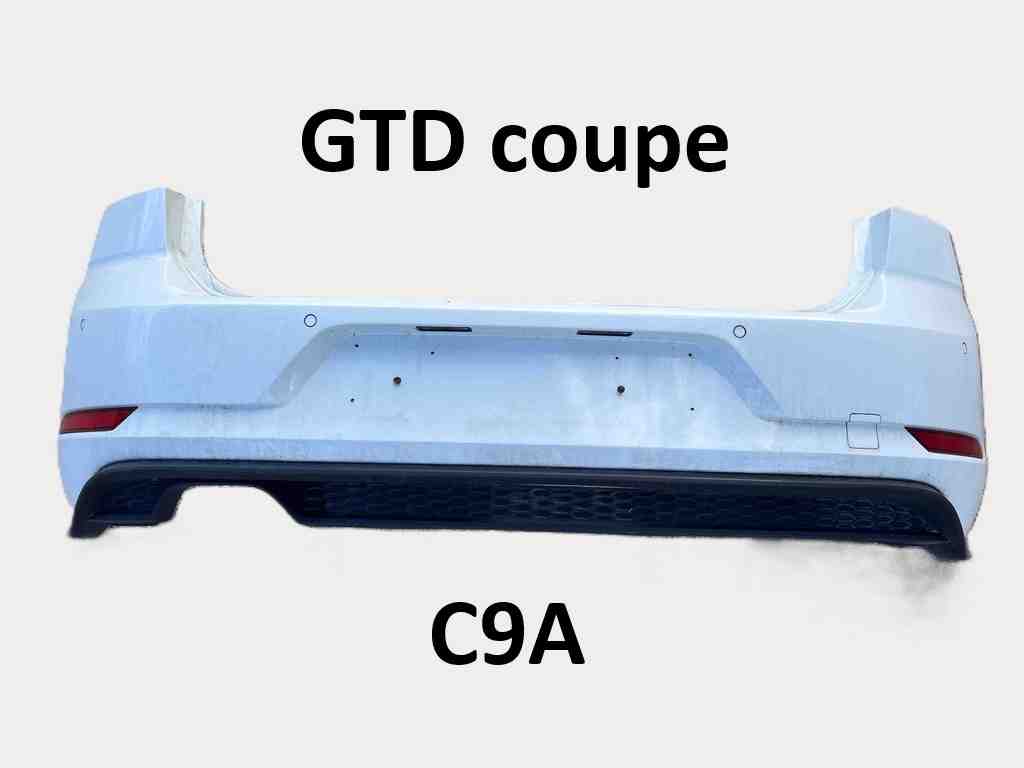 VOLKSWAGEN Golf 7 generation (2012-2024) Бампер задний GTD,C9A 32390025
