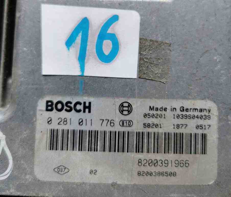 RENAULT Megane 3 generation (2008-2020) Engine Control Unit ECU 8200391966,0281011776 32474117