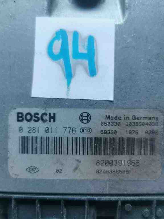 RENAULT Megane 3 generation (2008-2020) Engine Control Unit ECU 8200391966,0281011776 32474128