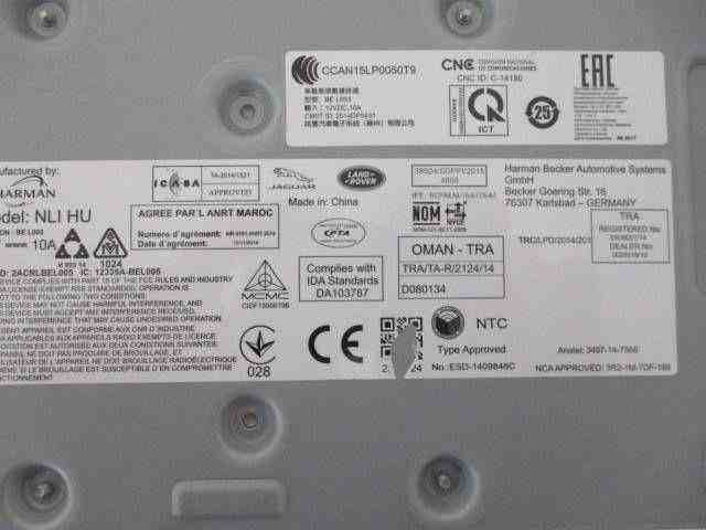 LAND ROVER Discovery Sport 1 generation (2014-2024) Автомагнитола с навигацией HX6318K812BF,A50198286 32477749