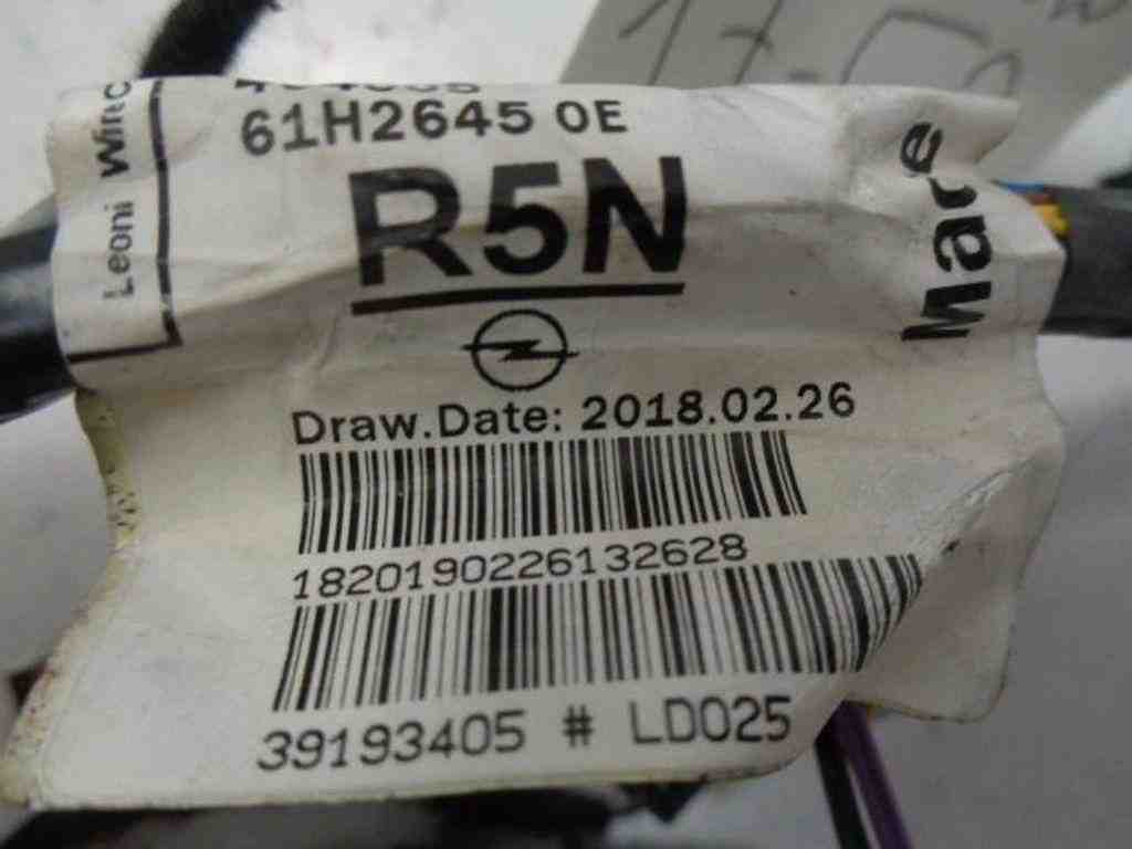 OPEL Astra K (2015-2021) Other Body Parts 39193405 32485632