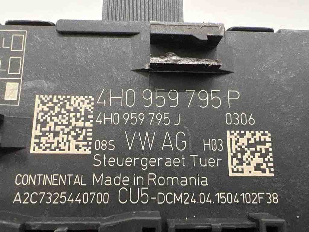 PORSCHE Macan 1 generation (2013-2023) Rear Left Door Control Unit 4H0959795P 32471442