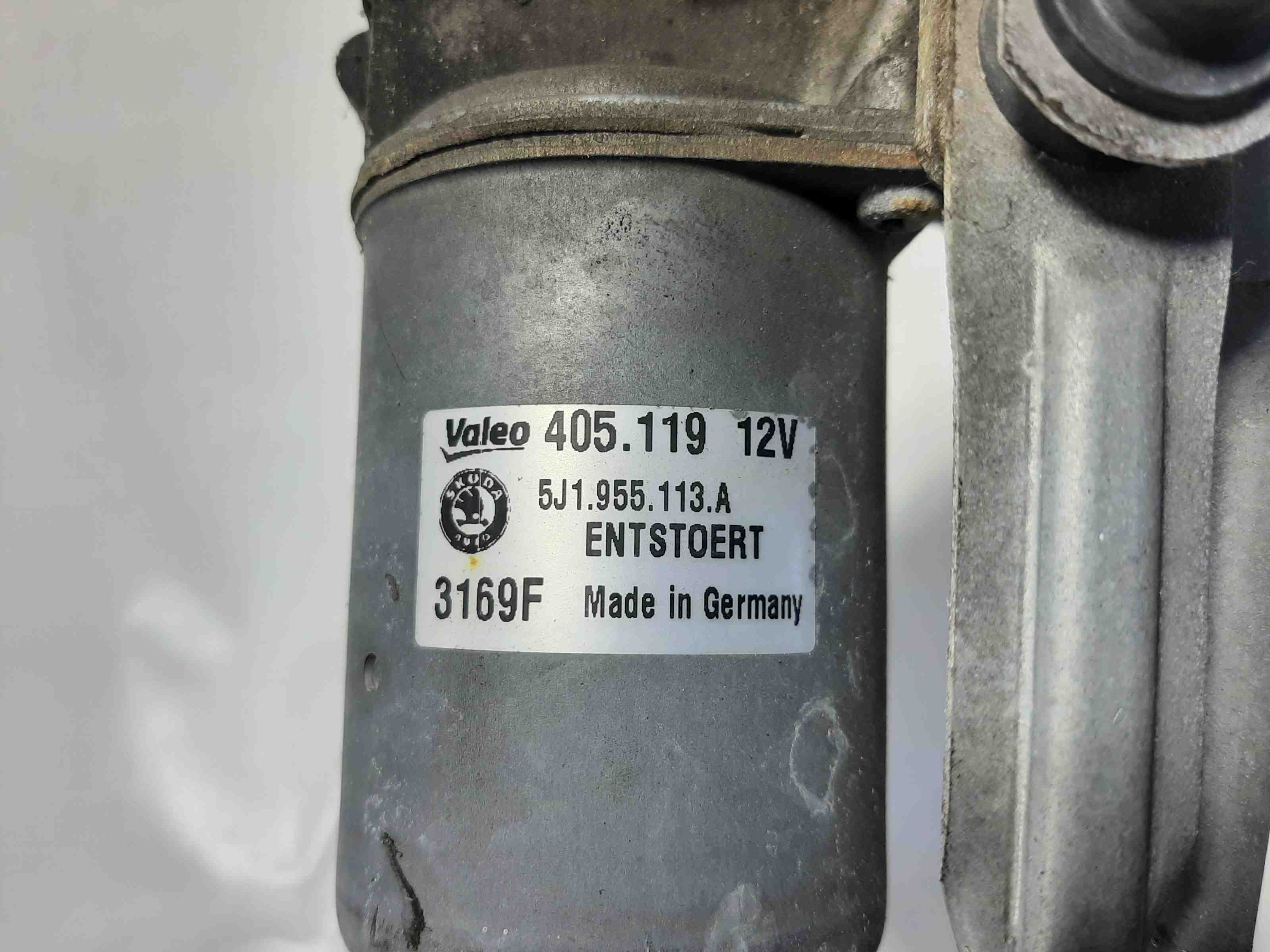 SKODA Fabia 2 generation  (2010-2014) Priekšējā stikla tīrītāja mehānisms 5J1955113A 32393686