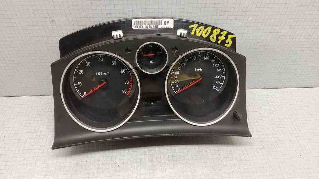 OPEL Zafira B (2005-2010) Instrumentu panelis/spidometrs 13308998,SW7655XY 32561551