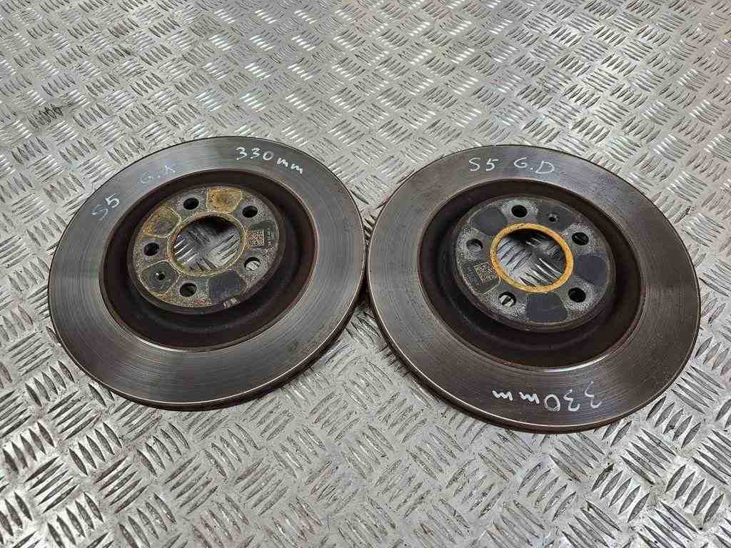 AUDI A5 8T (2007-2016) Rear Left Brake Disc 8W0615601K,250621 32420357