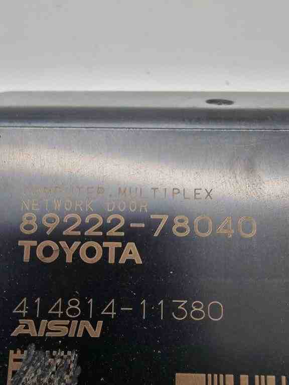 LEXUS NX 2 generation (2021-2023) Bootlid Control Unit 8922278040 32423821