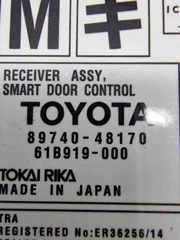 LEXUS RX 4 generation (2015-2024) Aizmugurējo labo durvju vadības bloks 61B919000,8974048170 32423907